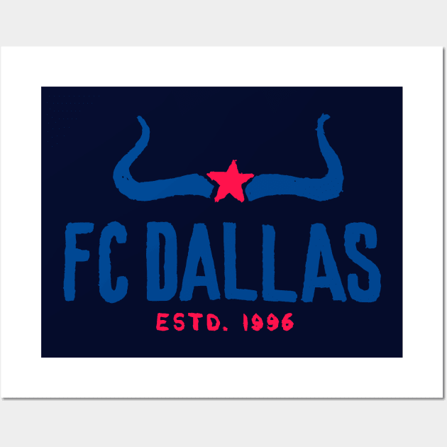 FC Dallaaaas 02 Wall Art by Very Simple Graph